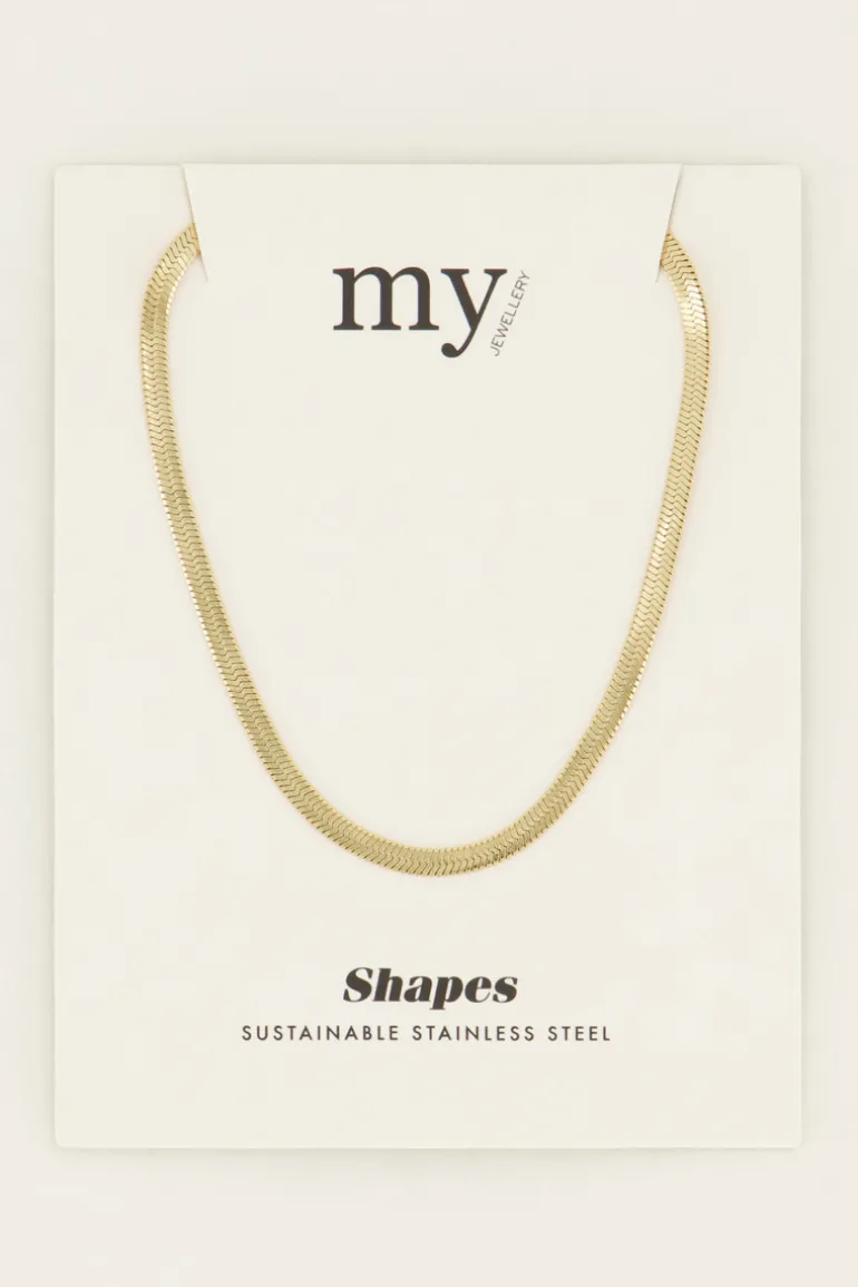 Collier à Maillons Plats