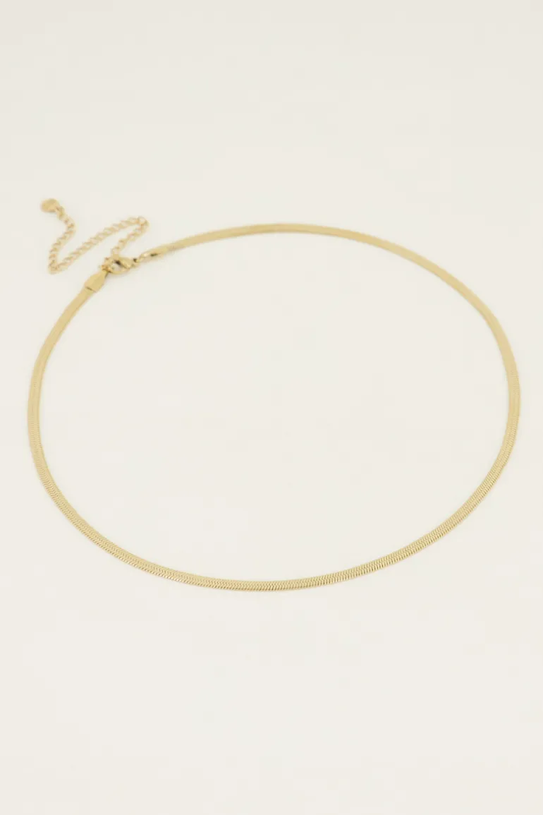 Collier à Maillons Plats
