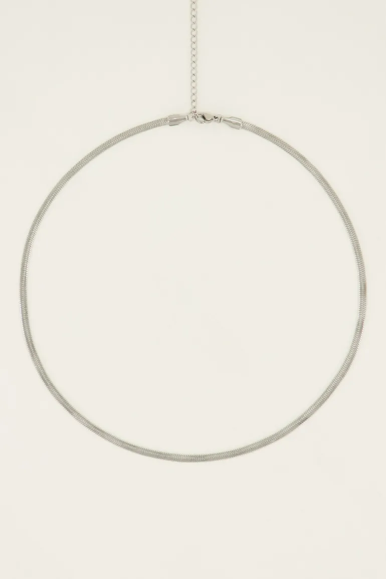 Collier à Maillons Plats