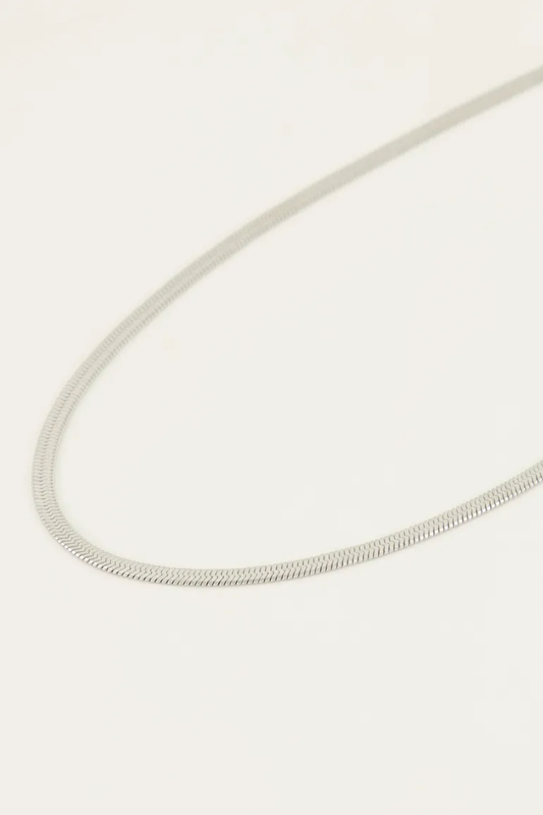 Collier à Maillons Plats