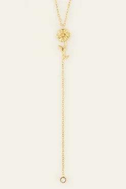 Collier à Pendentif Et Strass Birth Flower