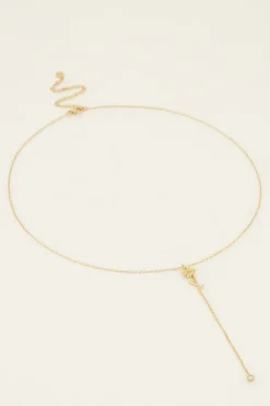 Collier à Pendentif Et Strass Birth Flower
