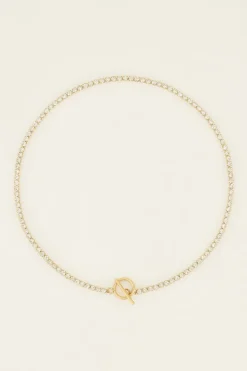 Collier à Strass & Fermoir Bouée