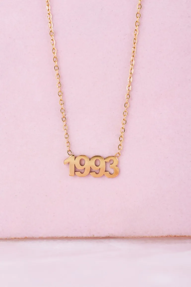 Collier Année De Naissance