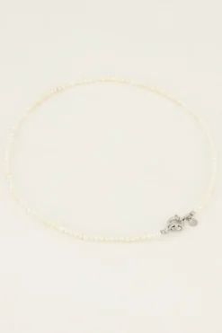Collier Avec Perles Nacrées Et Fermoir
