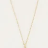 Collier Avec Pièce à Initiale