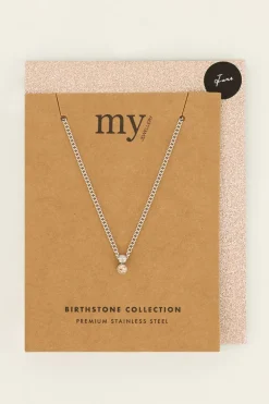 Collier Avec Pierre De Naissance