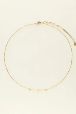 Collier Avec Trois Cœurs
