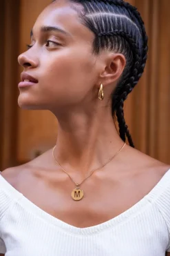 Collier Chaîne à Médaillon Initiale