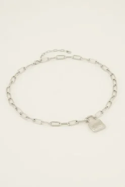 Collier Chaîne Avec Cadenas L’amour