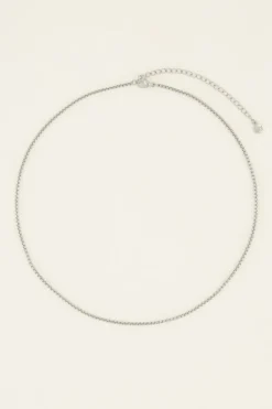 Collier Chaîne Court à Maillons Ronds