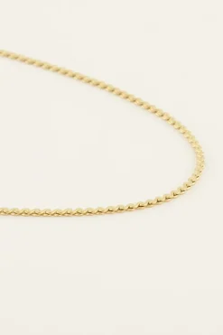 Collier Chaîne Courte à Maillons Plats