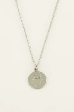 Collier Chaîne Médaillon "clover" Et Trèfle