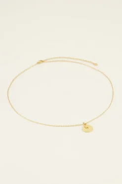 Collier Chaîne Médaillon "clover" Et Trèfle