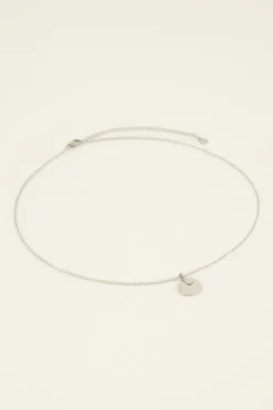 Collier Chaîne Médaillon Et Coeur