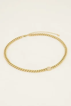 Collier Chunky Chain Avec Smiley