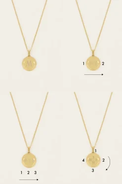 Collier Court Et Médaillon à Graver Atelier