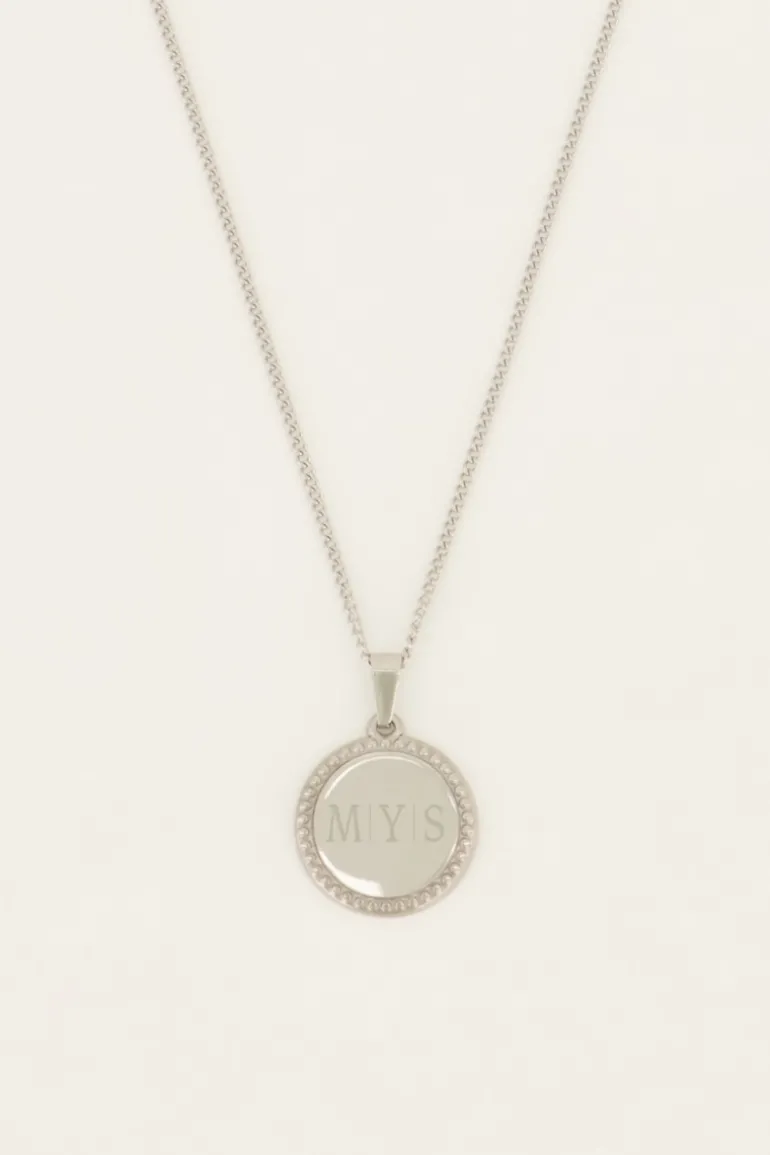 Collier Court Et Médaillon à Graver Atelier