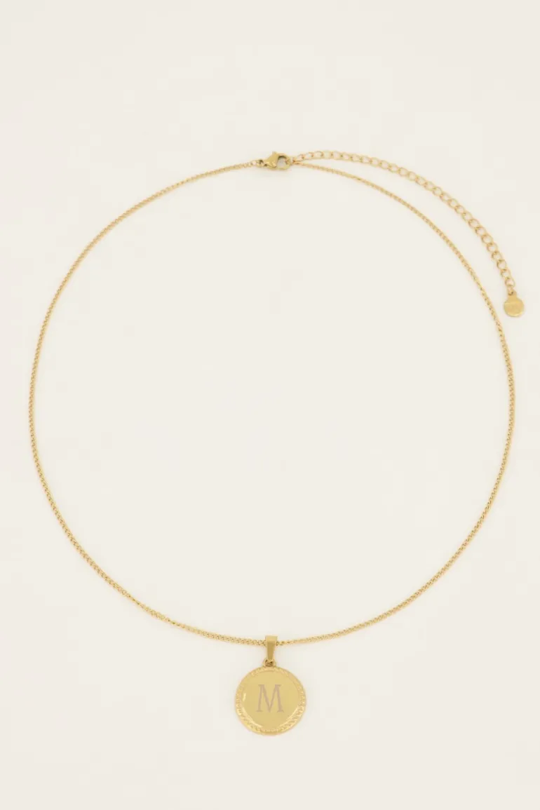 Collier Court Et Médaillon à Graver Atelier