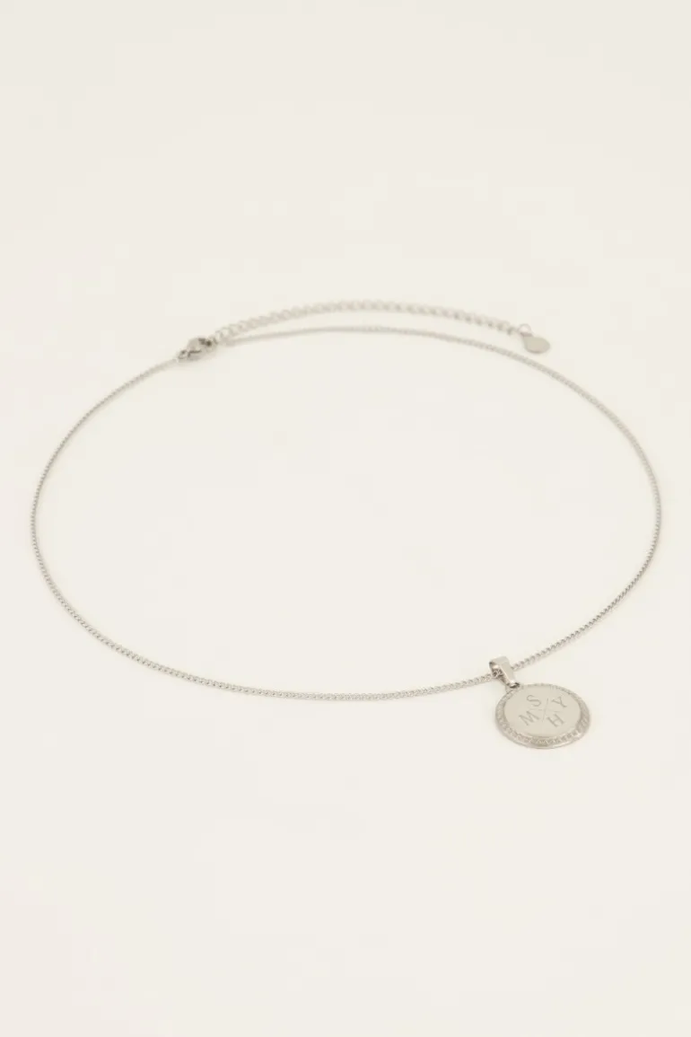 Collier Court Et Médaillon à Graver Atelier