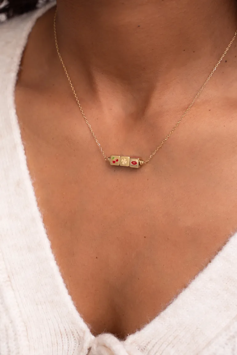 Collier Cubes "New York"