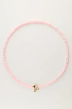 Collier De Perles Rose Pâle Avec Fermoir