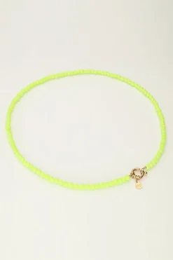 Collier De Perles Vertes Avec Fermoir