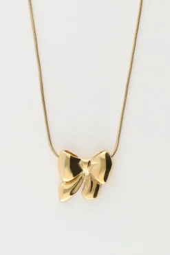 Collier Fin Avec Noeud