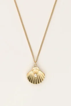 Collier Fin Océan Avec Coquillage Et Perle