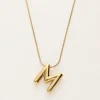 Collier Initiale Lettre Ballon
