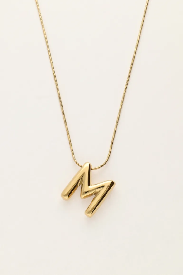 Collier Initiale Lettre Ballon