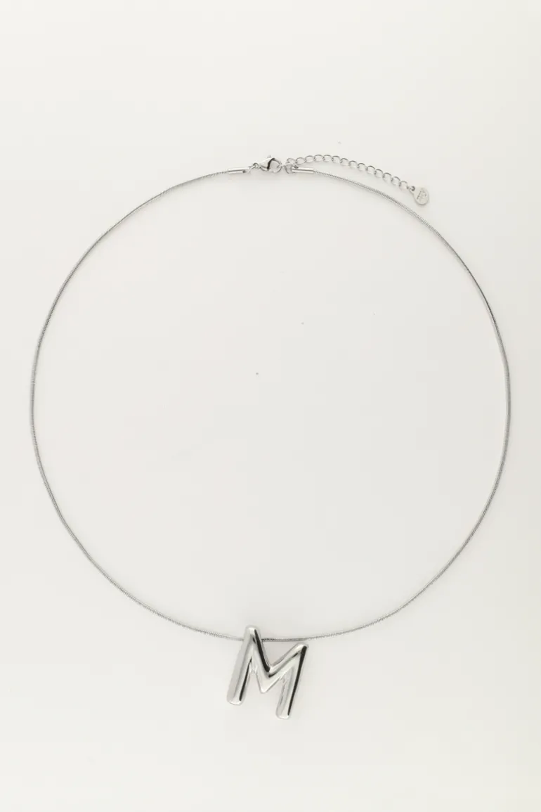 Collier Initiale Lettre Ballon