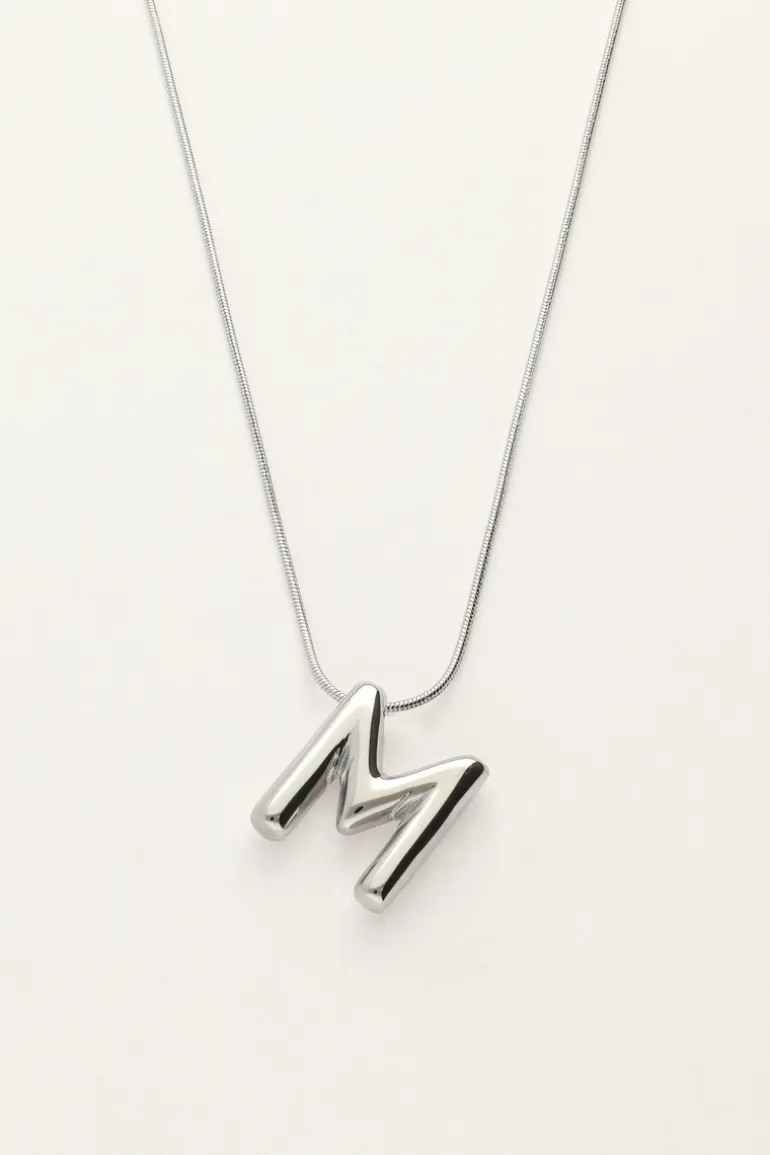 Collier Initiale Lettre Ballon