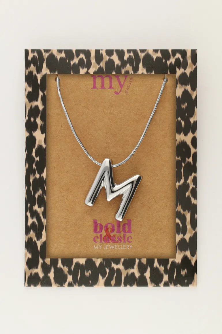 Collier Initiale Lettre Ballon