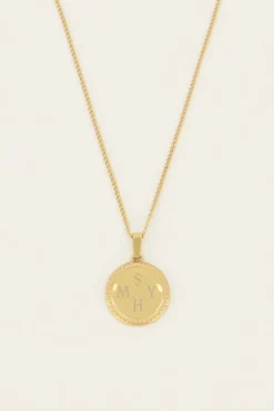 Collier Long Et Médaillon à Graver Atelier