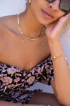 Collier Maille Serpentine à Fleurs