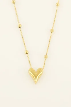 Collier Mi-long Avec Petit Cœur