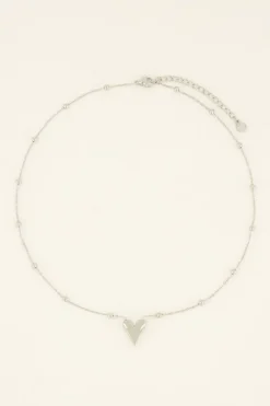 Collier Mi-long Avec Petit Cœur