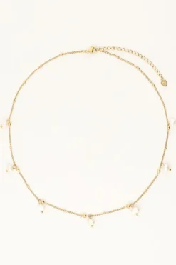 Collier Minimaliste Avec Billes Et Perles