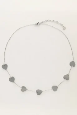 Collier Minimaliste Avec Cœurs