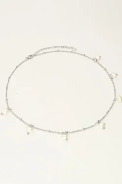 Collier Minimaliste Avec Billes Et Perles