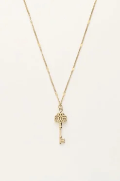 Collier Minimaliste Vintage Avec Clé