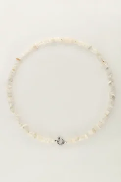Collier Océan Avec Pierres Blanches