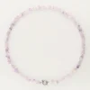 Collier Océan Avec Pierres Lilas
