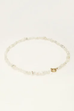 Collier Océan Avec Pierres Blanches