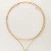 Collier Océan En Corde Avec Coeur Beige