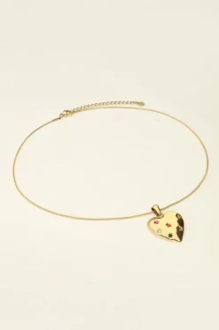 Collier Pendentif Cœur & Pierres Colorées Universe