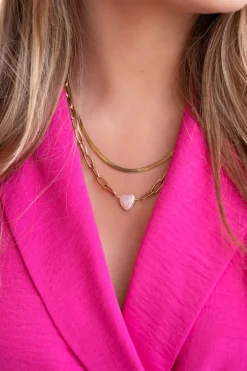 Collier Shapes Avec Cœur