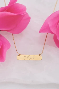 Collier étiquette Atelier