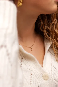 Collier Vintage Avec Initiale